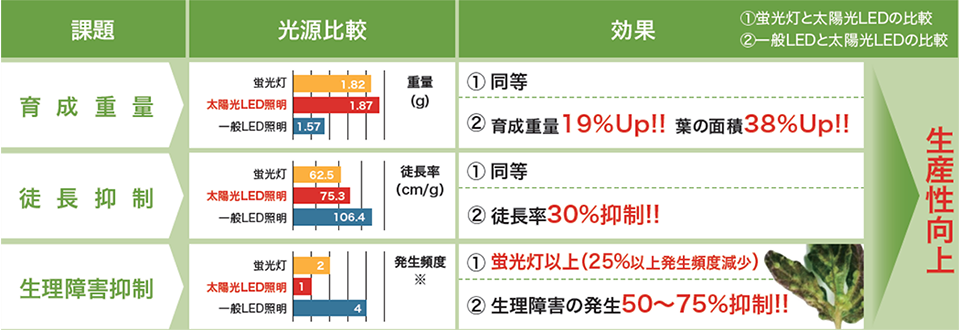 太陽光ledの効能 製品情報 Ledスペシャルサイト 豊田合成株式会社 Toyoda Gosei